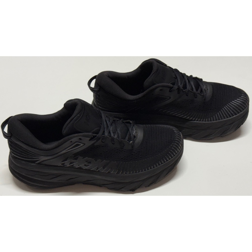 Hoka One One Bondi 7 Mens Running Shoes Black BBLC 1110518 Size 11